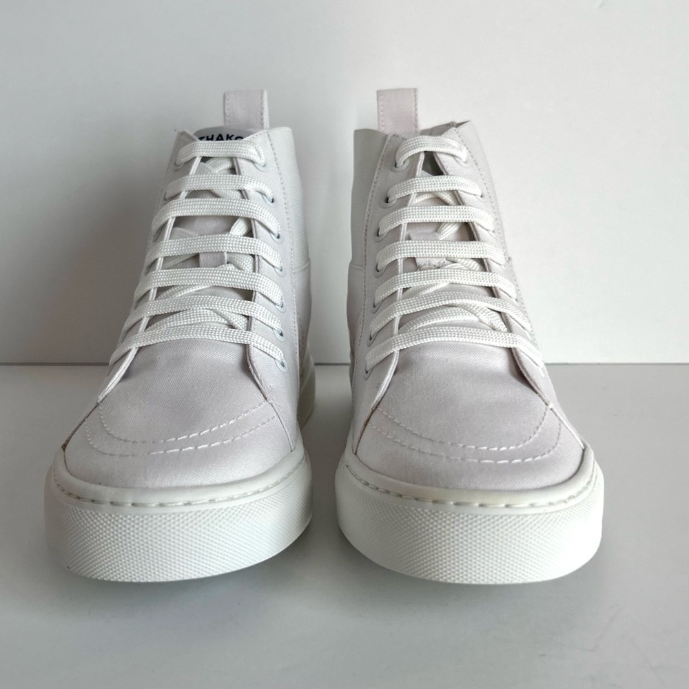 🍒Thakoon Pull On White High Top Sneakers. Size: 38 - Picture 4 of 11
